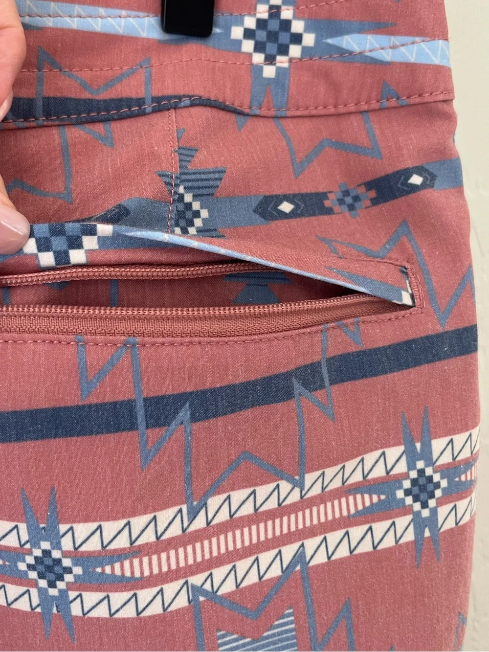 Faherty classic board shorts rose pink southwest pattern 32